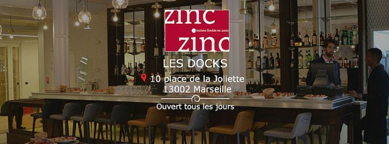 Restaurant brasserie Zinc Zinc Les Docks Marseille